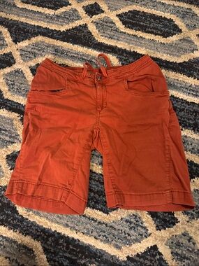 Women's Rust Orange black diamond  credo Shorts